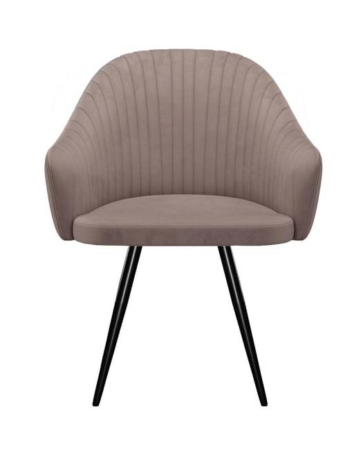 Стул DikLine 439 поворотный, C43 капучино, ножки черные