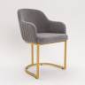 Стул Amely Gray / Gold Стул Amely Gray / Gold