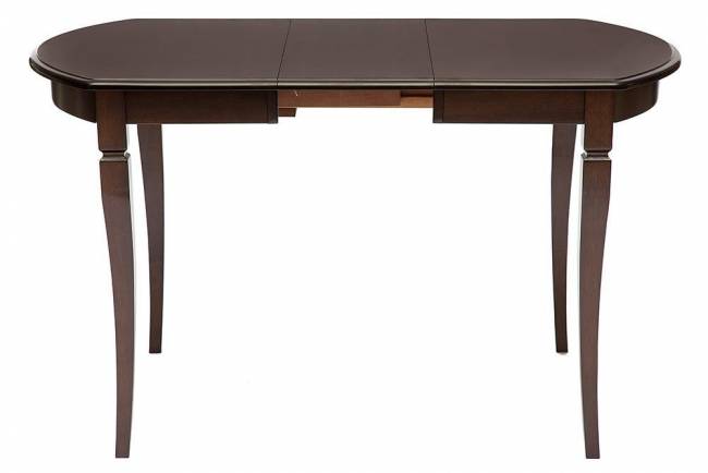 Стол раскладной Модена/Modena (MD-T4EX) дерево гевея/МДФ, 100+29х75х75см, тобако Tobacco, ткань бежевая дерево гевея/мдф