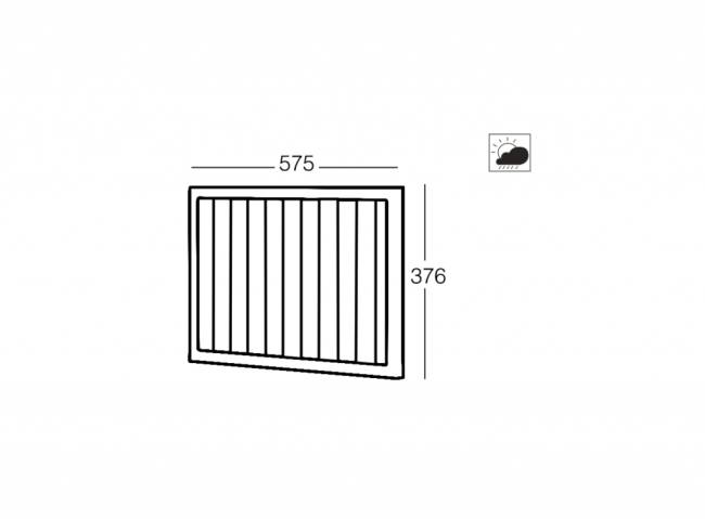 Диван модульный Slim Stripe 2960х740х687 мм