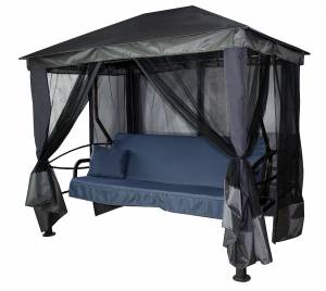 Качели -шатер 4-х местные Монреаль Премиум Делюкс (каркас серый, м/э джинс рис.нет) Качели -шатер 4-х местные Монреаль Премиум Делюкс (каркас серый, м/э джинс рис.нет)