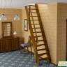 Деревянная лестница К-007м/28 под покраску