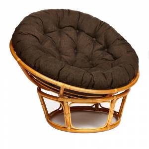 Кресло Папасан/Papasan (23/01 W) /с подушкой/ диаметр подушки 125см, 115х101х104см, медовый, ткань коричневый, 3м7-147 Honey (мед) Кресло Папасан/Papasan (23/01 W) /с подушкой/ диаметр подушки 125см, 115х101х104см, медовый, ткань коричневый, 3м7-147 Honey (мед)