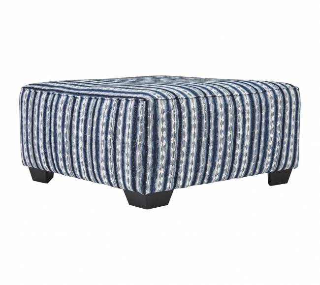Оттоманка "Kiessel Nuvella", ткань, синий/белый
