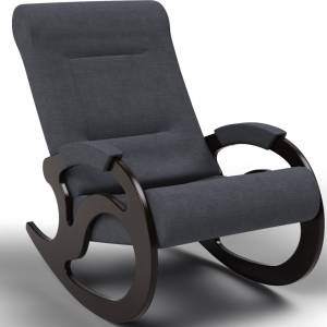 Кресло-качалка Вилла, ткань графит