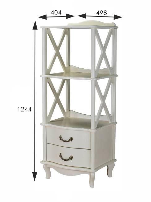 Этажерка Джульетта 2 уровня, дуб шампань Л