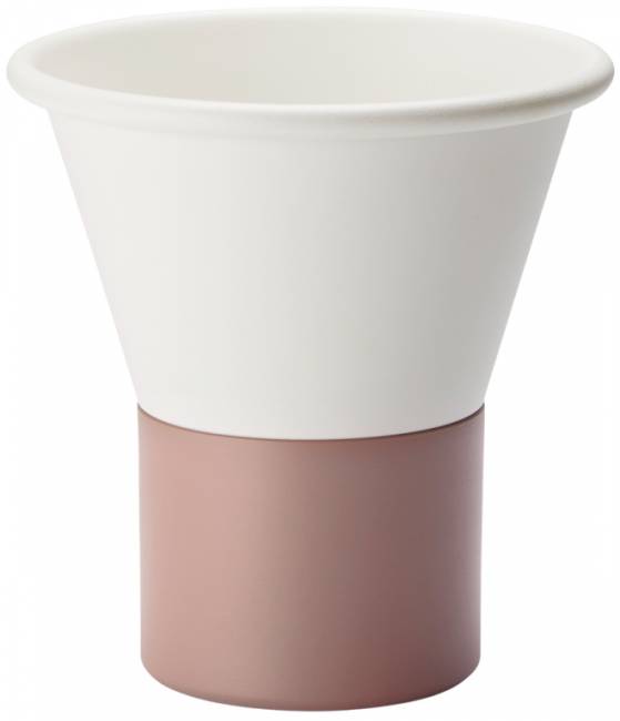 Ваза для цветов Mimosa лен, карамельный Ø245х250 мм