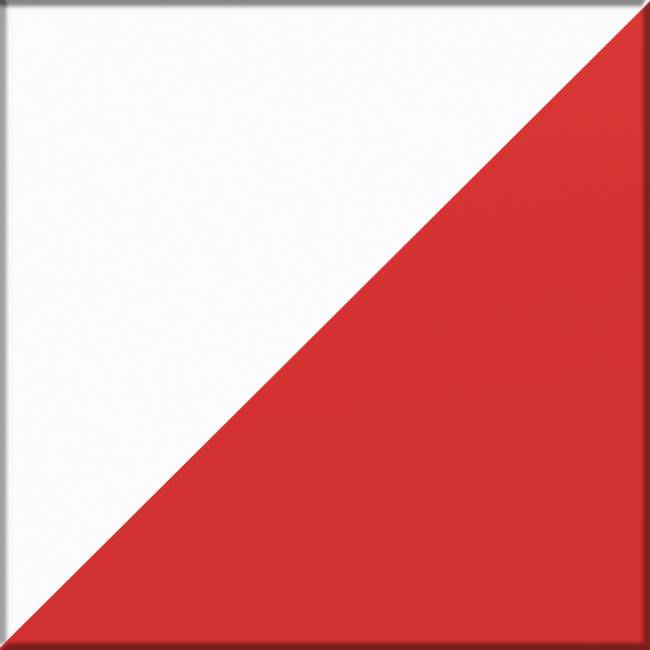 Два комода-тумбы Кармин цвет красный/белый