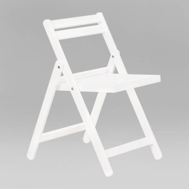 Стул-раскладной Массив снег