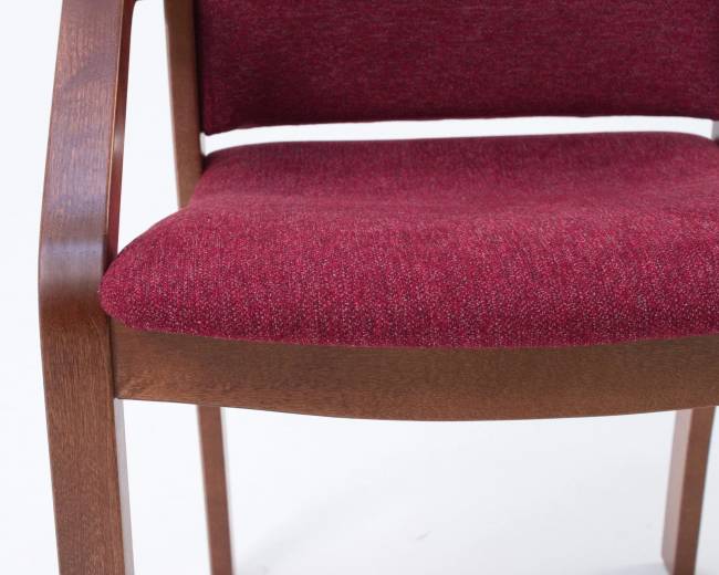 Стул-кресло Джуно 2.0 орех/красный