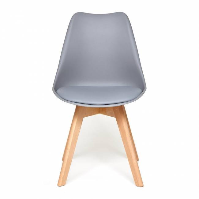 Стул Тулип/Tulip (мод.73) дерево/пластик/ПУ, 48,5х52,5х83см, серый (Комплект из 4 шт.) серый дерево/пластик/ПУ Стул Тулип/Tulip (мод.73) дерево/пластик/ПУ, 48,5х52,5х83см, серый (Комплект из 4 шт.) серый дерево/пластик/ПУ