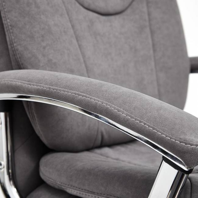 Кресло Софти Люкс/Softy Lux флок , серый, 29 серый флок Кресло Софти Люкс/Softy Lux флок , серый, 29 серый флок