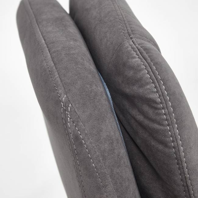 Кресло Софти Люкс/Softy Lux флок , серый, 29 серый флок Кресло Софти Люкс/Softy Lux флок , серый, 29 серый флок