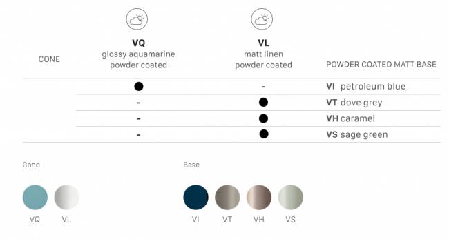 Ваза для цветов Mimosa лен, тортора Ø195х310 мм