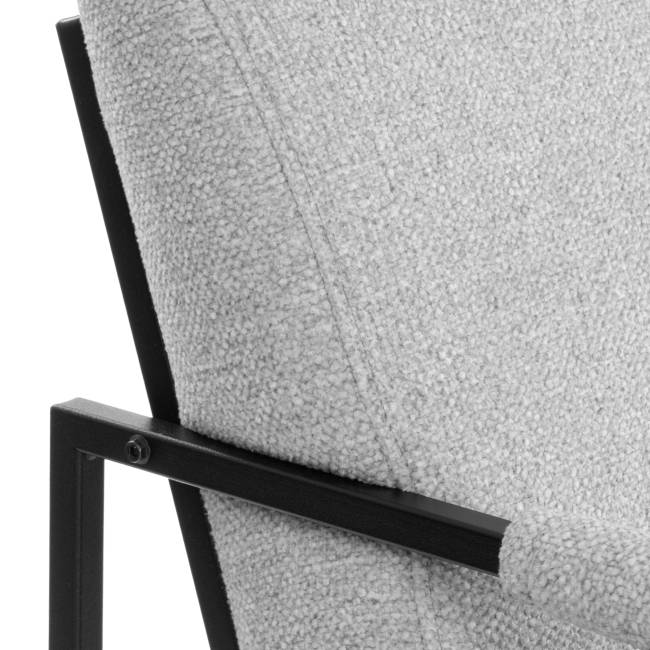 Диван Чарли Люкс/Charli Lux велюр/букле, vt шейп серый VT shape silver велюр/букле